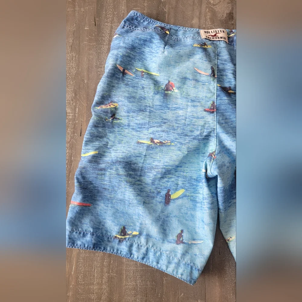 Hollister Men Surf Board Shorts Size L - Picture 11 of 16